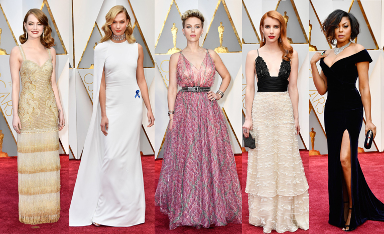 Oscar'da Kırmızı Halı Şıklığı
