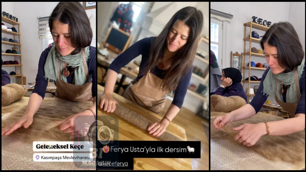 Boyner, Geleneksel Keçe Eğitimi Alıyor...