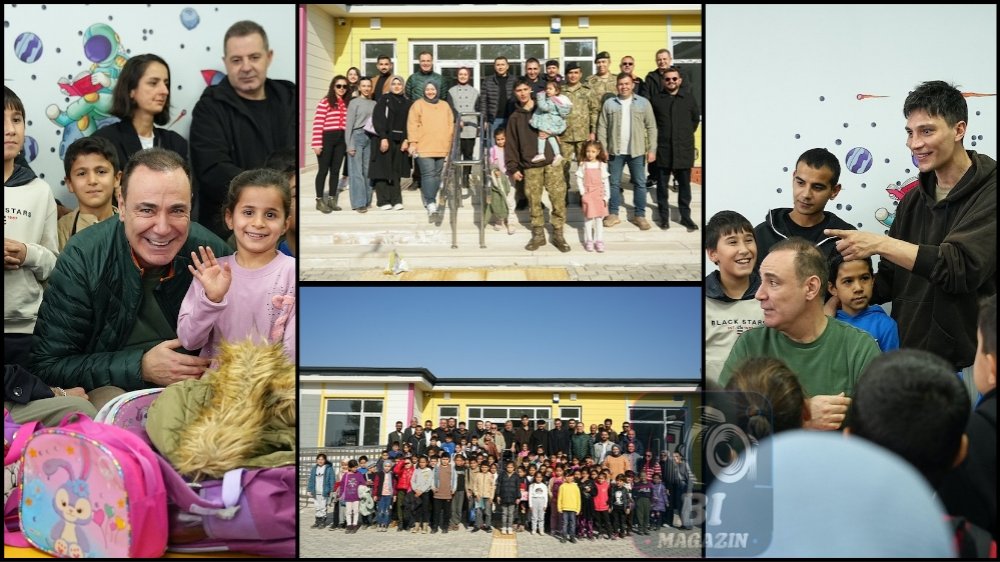 Deprem Bölgesine Kütüphane Yaptılar...