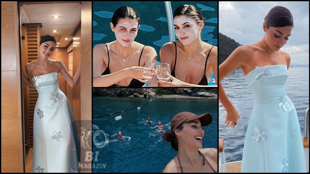 Hande Erçel'den Tekne Pozu...
