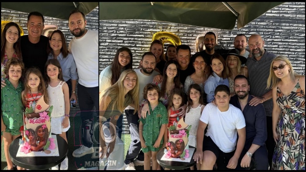 Acun Ilıcalı'dan Torununun Doğum Gününde Aile Pozu...