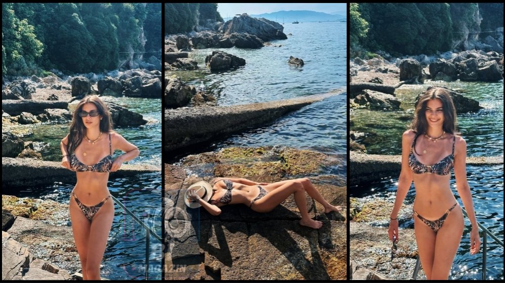Deren Talu'dan Bikinili Kareler...