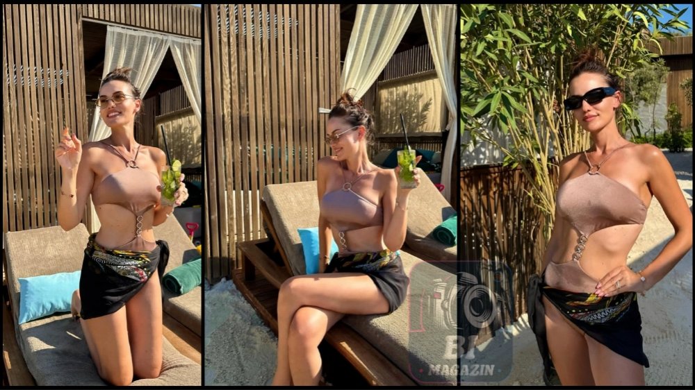 Fahriye Evcen, Tatil Pozlarını Paylaştı...