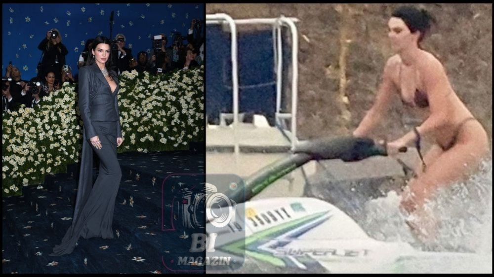 Kendall Jenner Jet Ski'de Şov Yaptı...