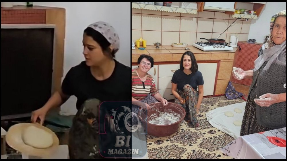 Köyde Bazlama Açtı...