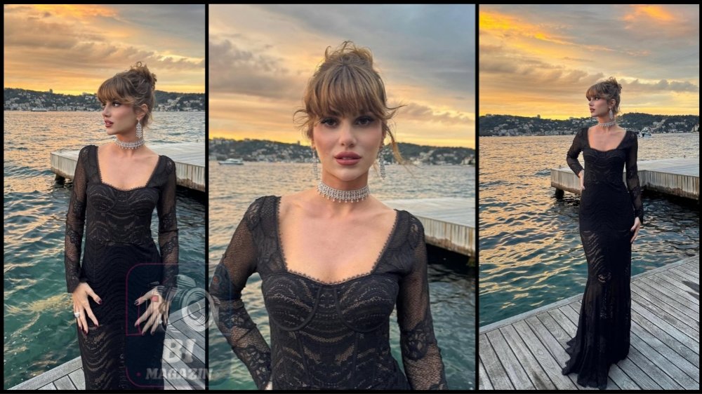 Nazlı Sabancı Elbisesiyle Göz Kamaştırdı...