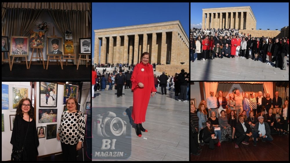 “10 Kasımı Sanatla Anmak” Sergisi Anlamlı Bir Buluşmaya Ev Sahipliği Yaptı...