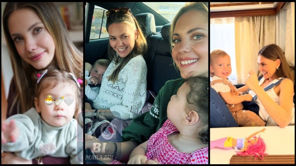 Aslı Enver Ve Eda Ece Kızlarıyla Poz Verdi...