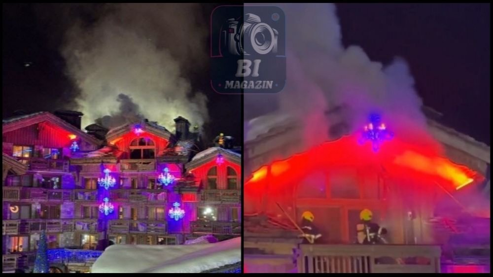 Ünlü Kayak Merkezinde Yangın Paniği...