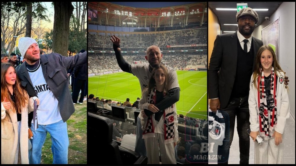 Baba Kız Tribünde...