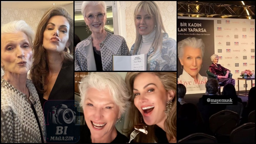 Maye Musk İstanbul’da Yoğun İlgi Gördü...