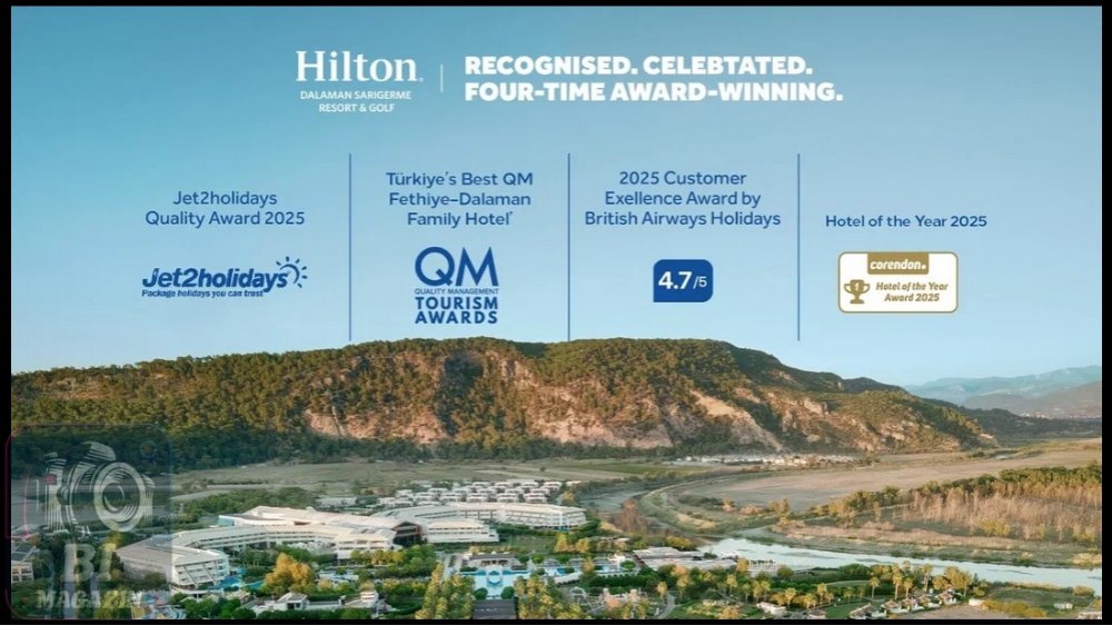 Mükemmellikle Tanınan, Tutarlılıkla Tanımlanan Bir Başarı Hikayesi: Hilton Dalaman Sarıgerme Resort & Golf’e Uluslararası Ödül Yağdı...