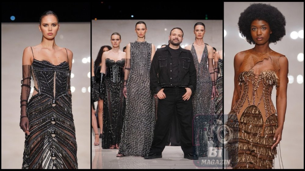 Murat Acar Defilesinde Mermer Podyumda Moda Resitali...
