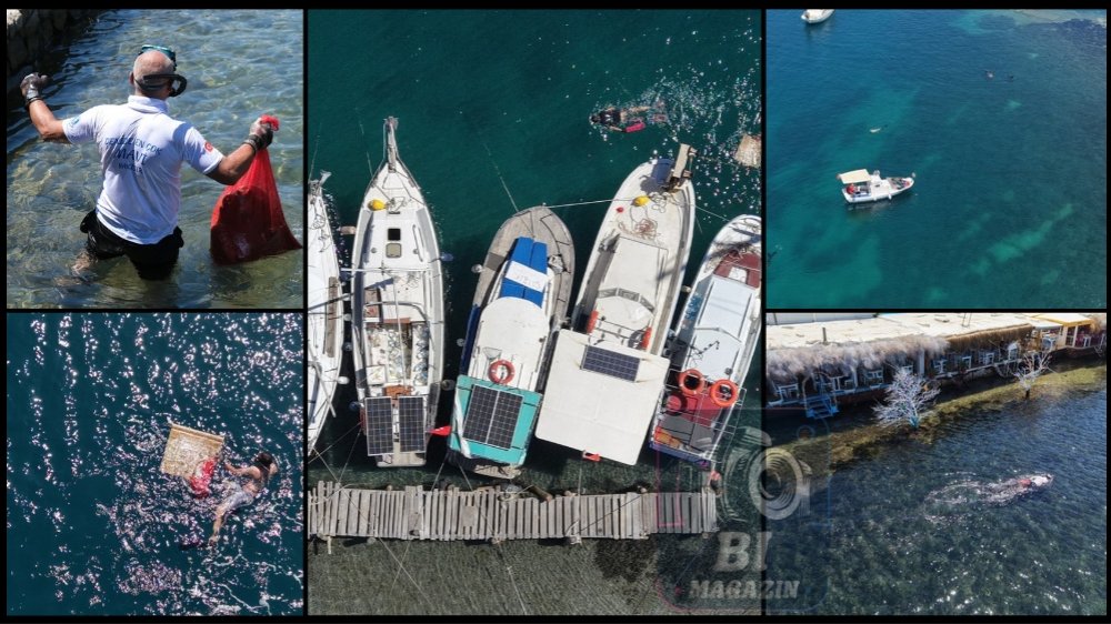 Deniz Dibi Temizliği Gümüşlük’te Devam Etti...