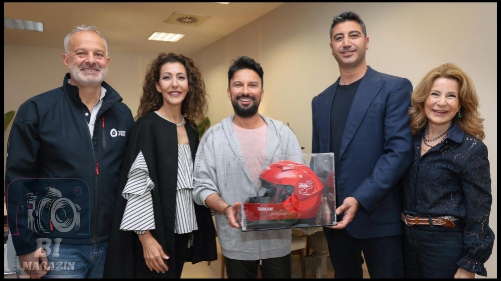 Tarkan’a Özel Kask Sürprizi...