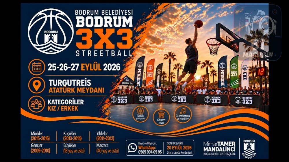 Bodrum 3X3 Streetball Heyecanı Turgutreis’te Yaşanacak...