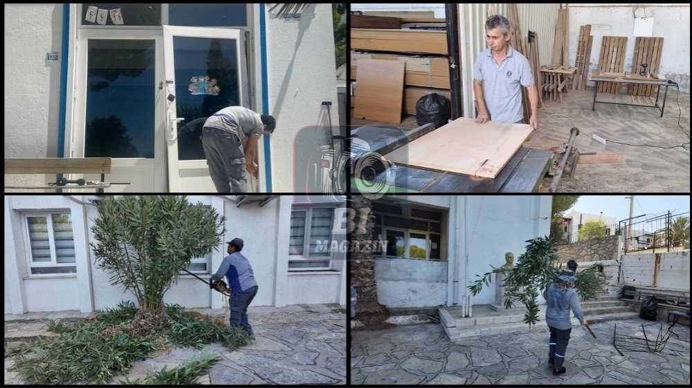 Bodrum Belediyesinden Okullara Bakım ve Onarım Desteği...
